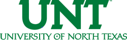 University of North Texas logo (Green letters with white background)