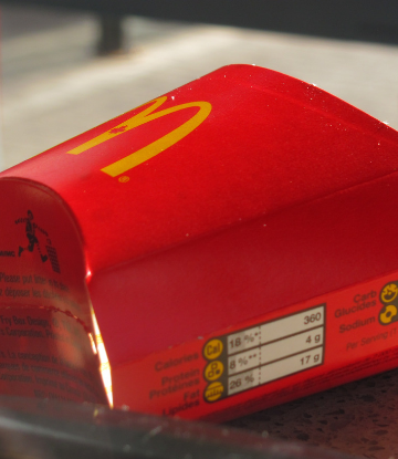 Supply Chain Scene image of a Mcdonalds french fry carton