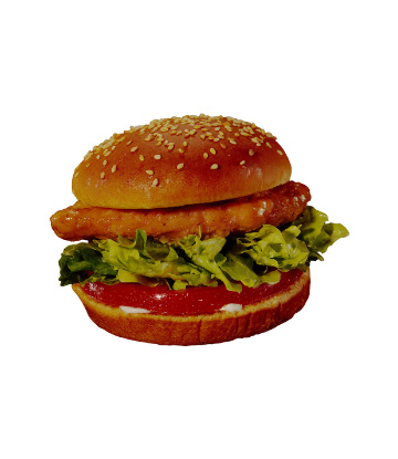 Image of a generic fried chicken sandwich 