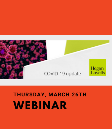 SCS, graphic of Coronavirus webinar Thursday, March 26
