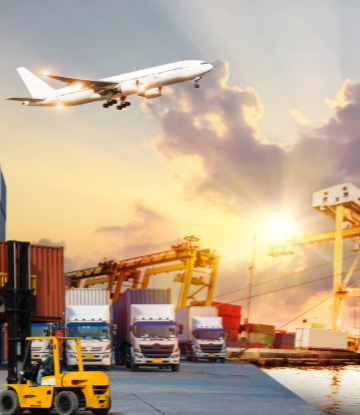 air, truck, ocean and warehouse logistics 