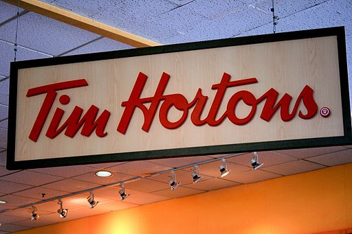 Tim Hortons sign