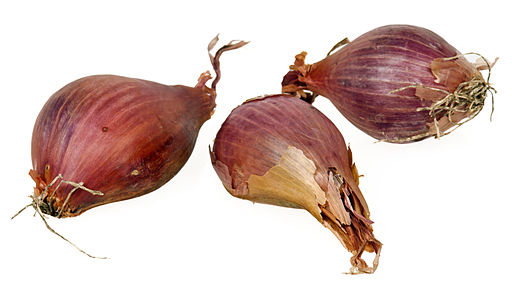 3 whole purple shallots