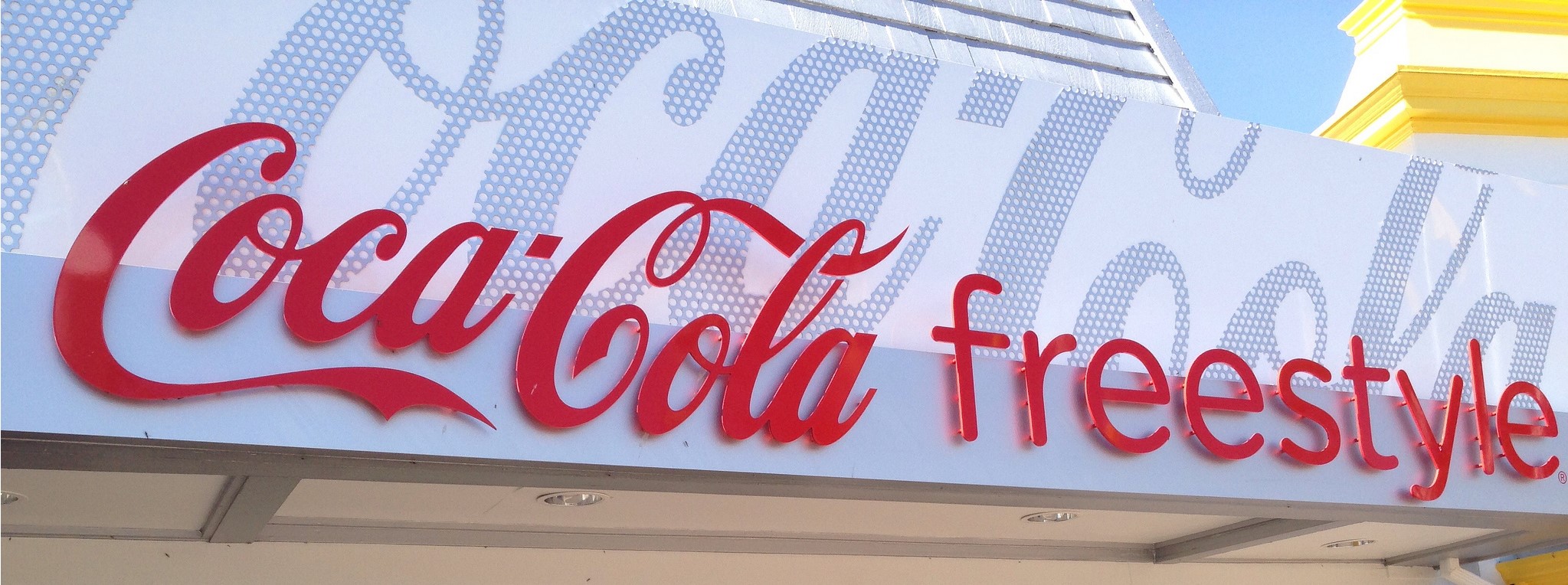 Coca-Cola freestyle sign