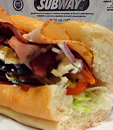 Subway sandwich