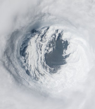Image of Hurricane Michael from NASA Goddard Station