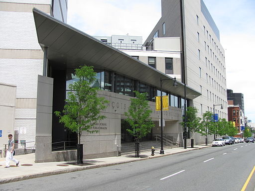 Exterior of Harvard Chan School of Public Health building