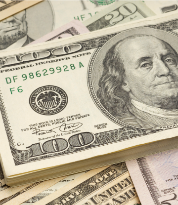 Supply Chain Scene, image of cash money 