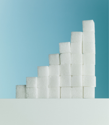 Supply Chain Scene, Image of stacking sugar cubes 
