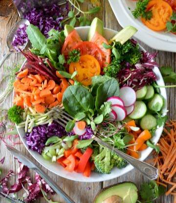 Supply Chain Scene, image of a beautiful salad bowl 