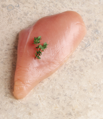 SCS, image of a raw chicken breast cutlet 