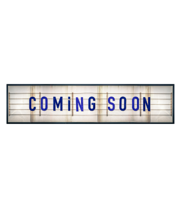 SCS, a narrow,rusty sign that reads COMING SOON 