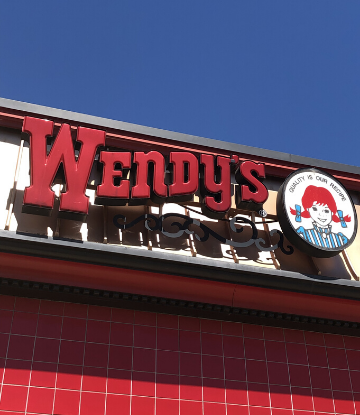 SCS, image of a Wendy's exterior storefront 