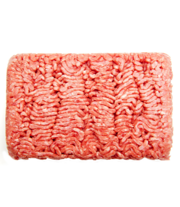 Raw ground beef 