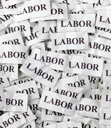 printed word LABOR 