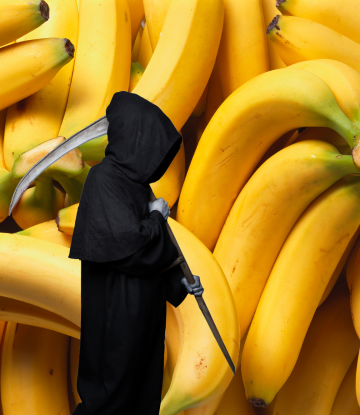 Bananas with the grim reaper 