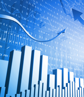 bar charts and information graphic 