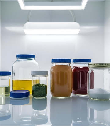 Assortment of food chemicals 