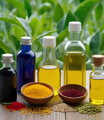 Assortment of food chemicals