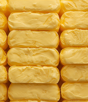 giant stack of butter 