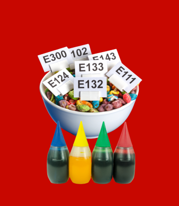 Assorttment of food dyes