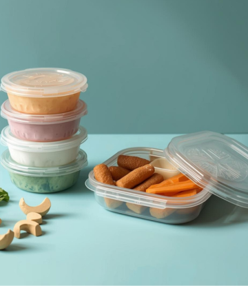 Plastic food containers 