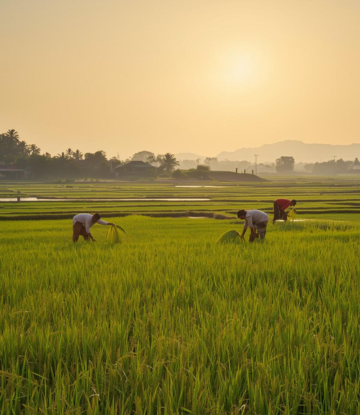 Rice field 