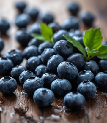 Fresh blueberries 